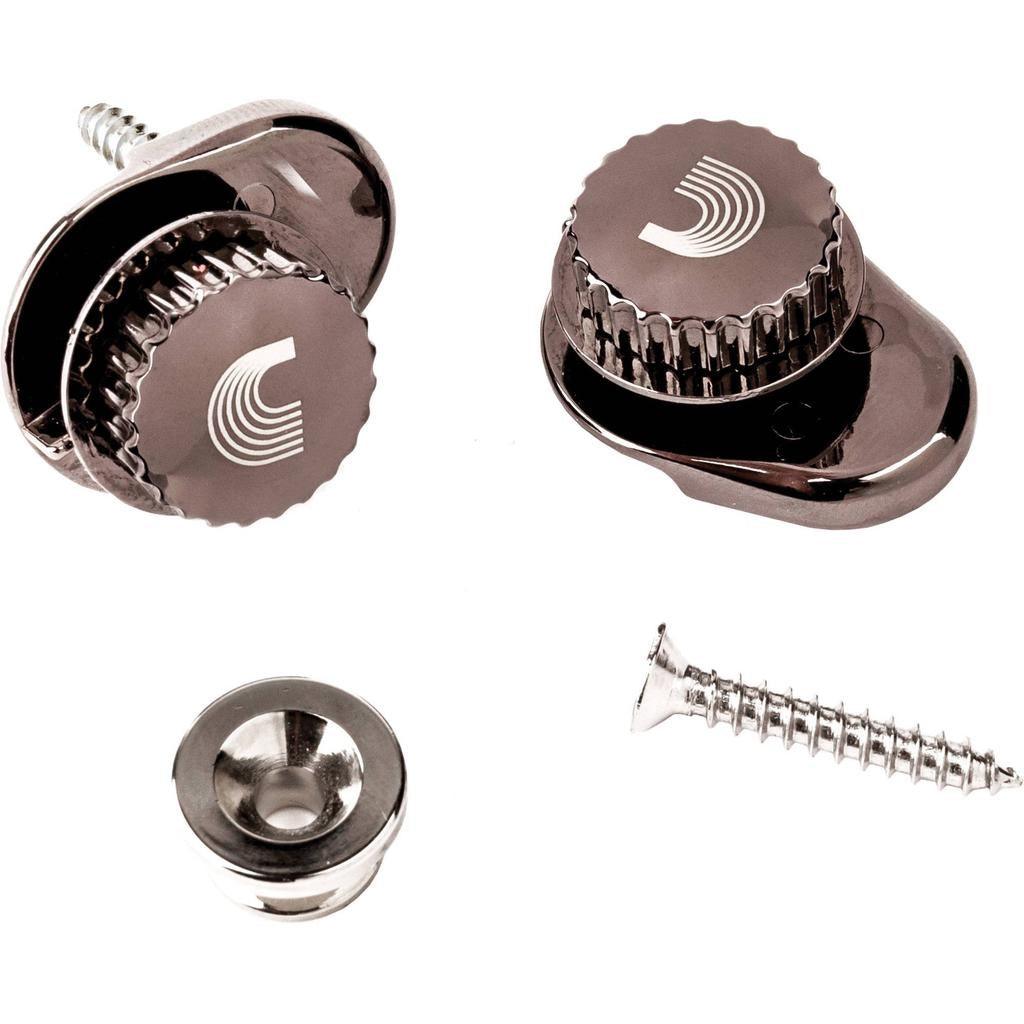 D’Addario Universal Strap Lock System, Nickel - A Strings