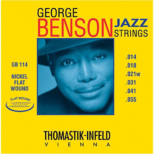 Thomastik George Benson Set, Flatwound, .014-.055