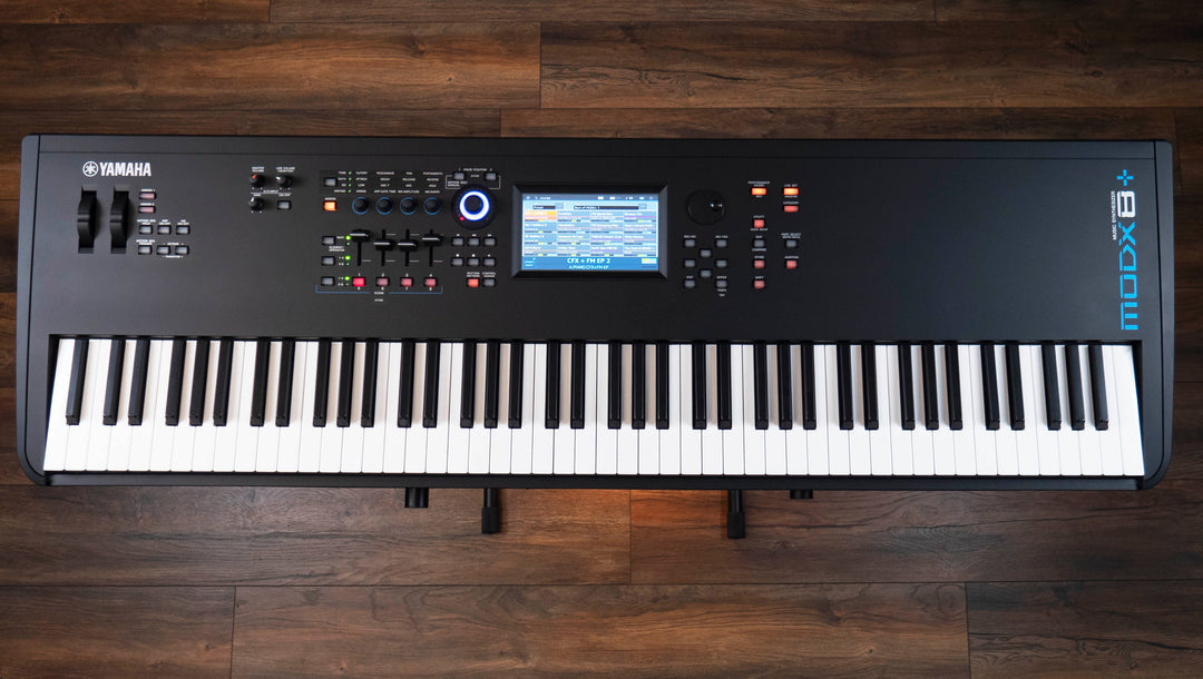 Yamaha MODX8 Plus Synth, 88 key Graded Hammer Standard Keyboard