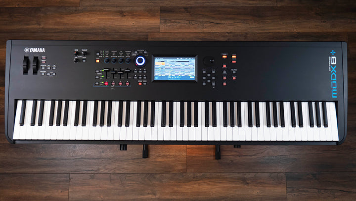 Yamaha MODX8 Plus Synth, 88 key Graded Hammer Standard Keyboard