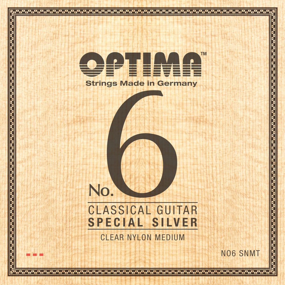 Optima No 6 Special Silver Classical String Set, Nylon Treble