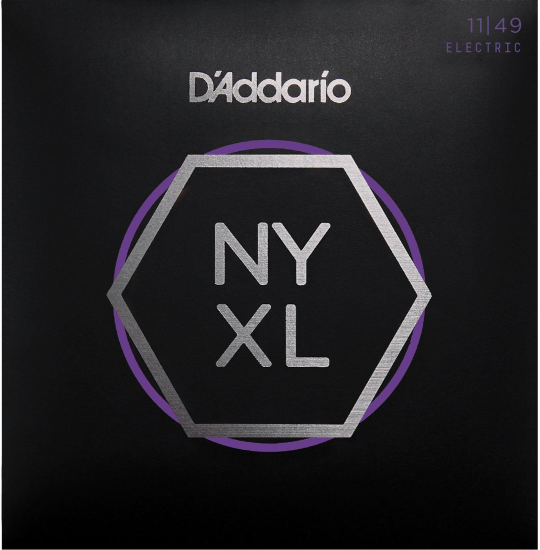 D'Addario NYXL Electric String Set, Nickel, Medium .011-.049 - A Strings