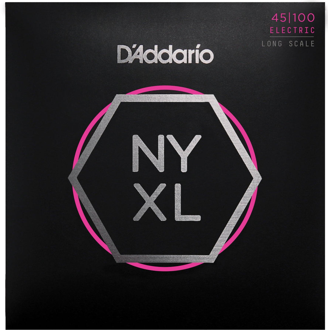 D'Addario NYXL Bass Guitar String Set, .045-.100 - A Strings