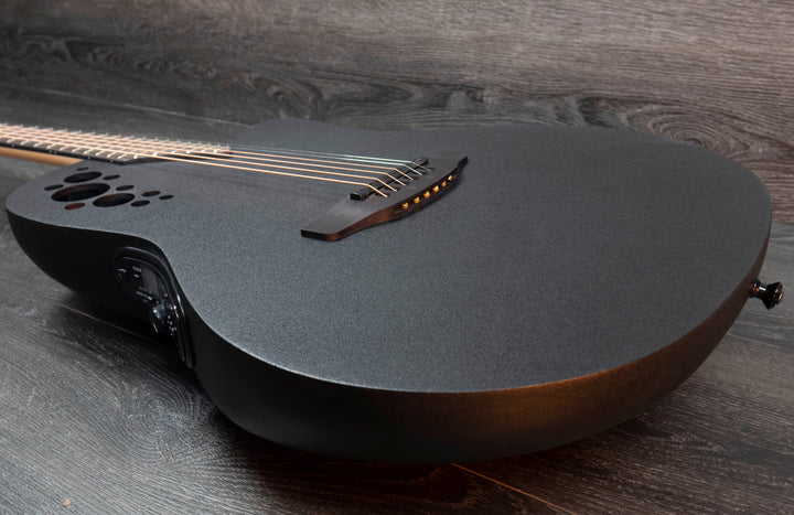 Collection Ovation 1868TX-5 Mod TX Super Shallow, Noir texturé