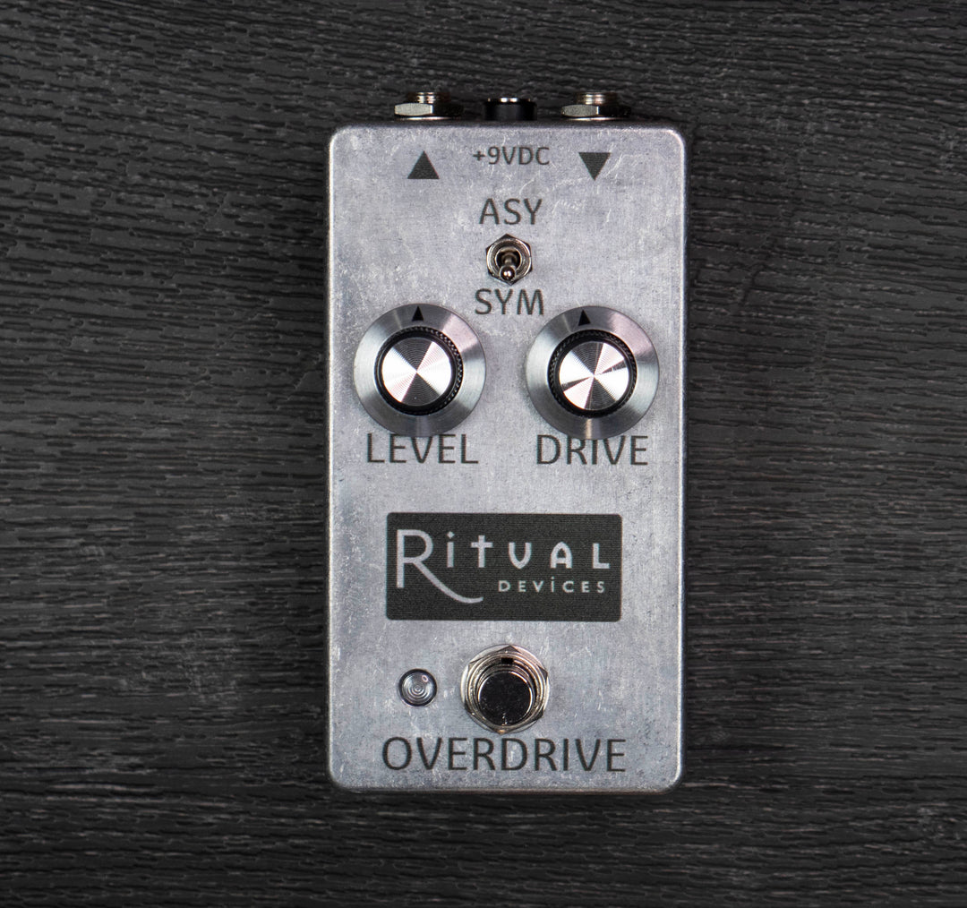 Ritual Devices GREY OVERDRIVE Effects Pedal