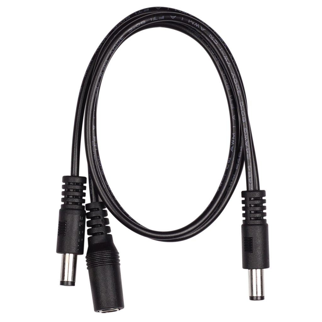 Cable de conexión en cadena con dos conectores rectos Mooer PDC-2S