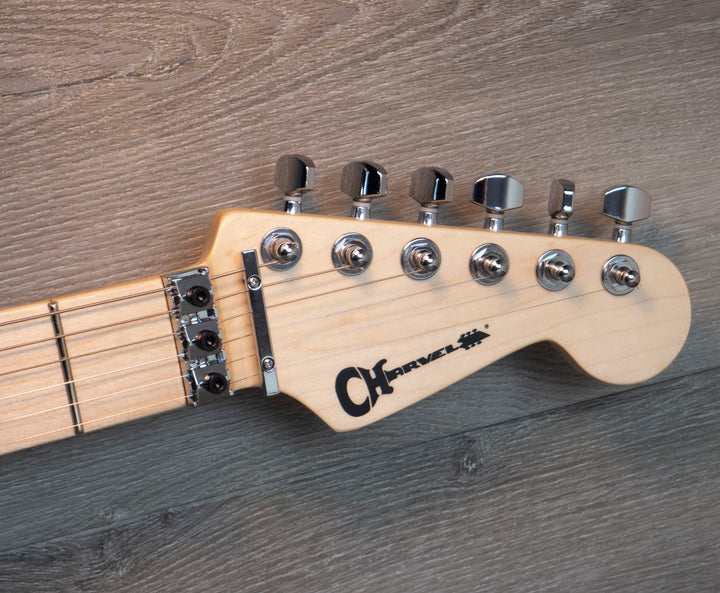 Charvel Pro-Mod San Dimas Style 1 HSS FR M, diapasón de arce, platino perlado
