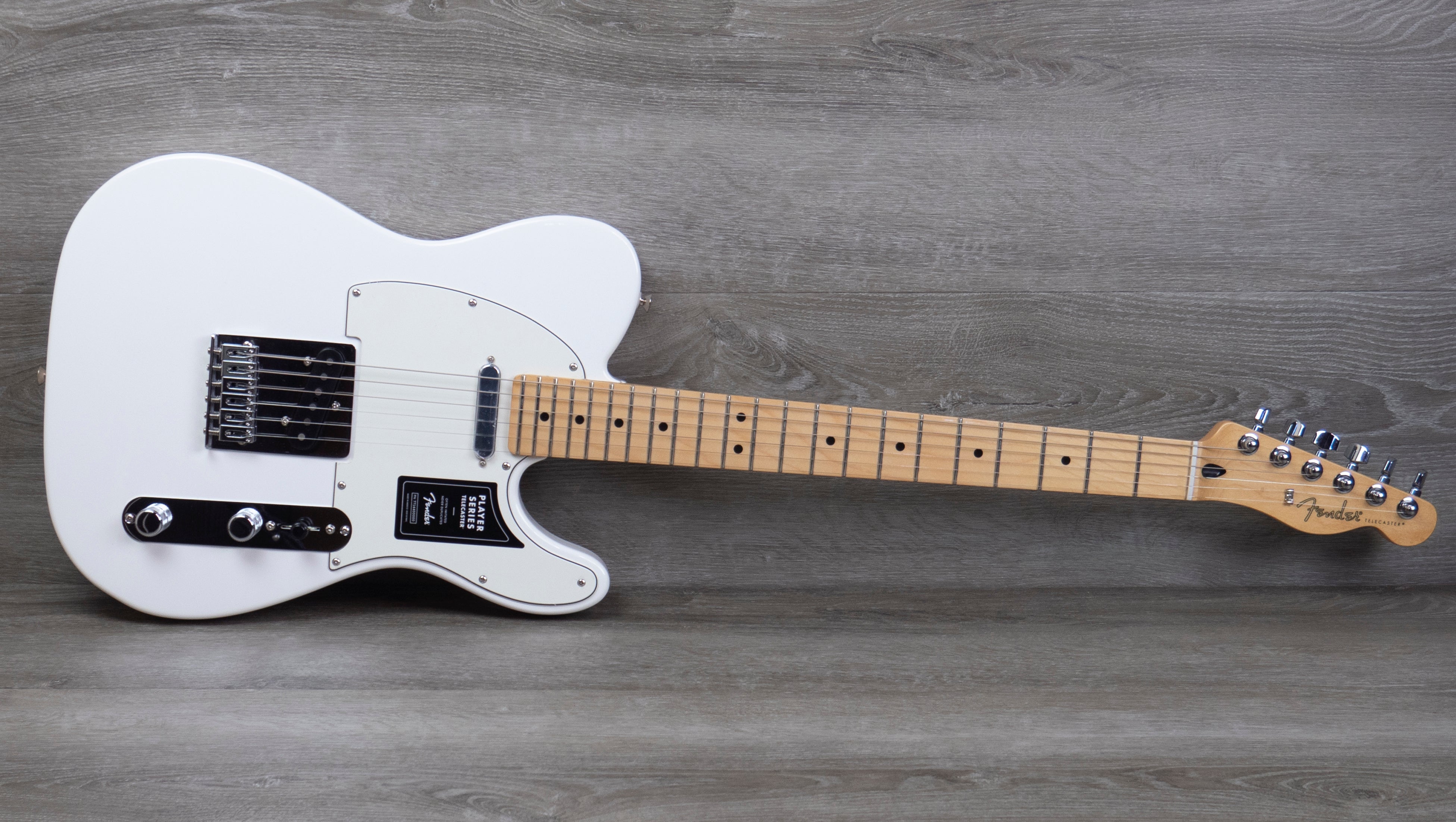 Fender Player Telecaster, Maple Fingerboard, Polar White – A Strings