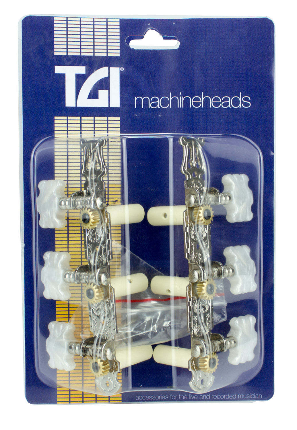 Mécaniques TGI. Classique 3 en ligne. Style Lyra. Nickel