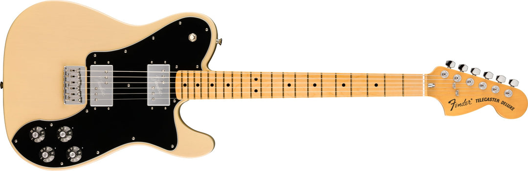 Fender American Vintage II 1975 Telecaster Deluxe, Maple Fingerboard, Vintage Blonde