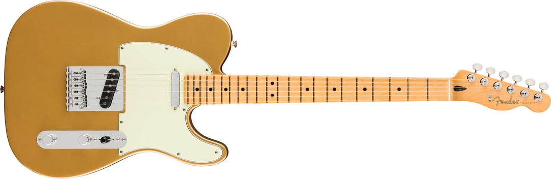 Fender 75th Anniversary Player II Telecaster, Maple Fingerboard, Aztec Gold