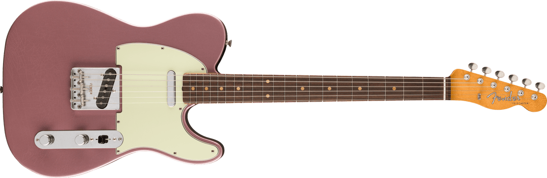 Fender Vintera II Road Worn '60s Telecaster, Rosewood Fingerboard, Burgundy Mist Metallic