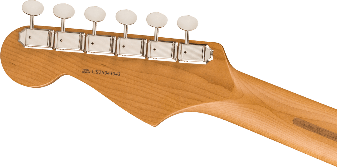 Fender American Professional Classic Stratocaster Daphne Blue - headstock back