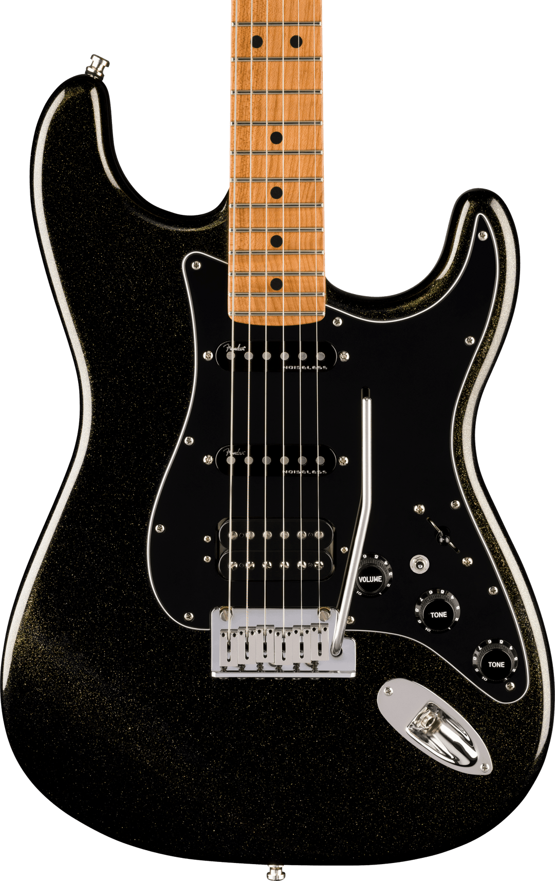 Fender American Ultra II Stratocaster HSS Gold Dust - fingerboard