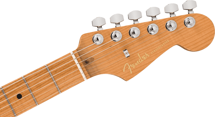 Fender American Ultra II Stratocaster HSS Gold Dust - headstock front