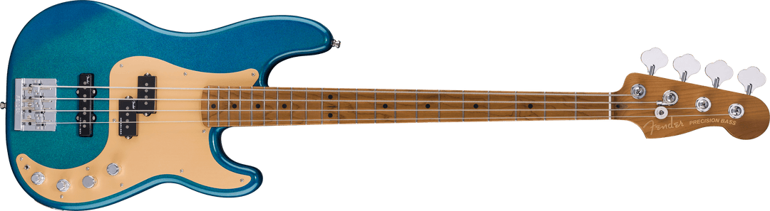 Fender Limited Edition American Ultra II Precision Bass, Roasted Maple Fingerboard, Aurora