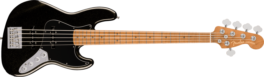 Fender American Ultra II Jazz Bass V Gold Dust - front