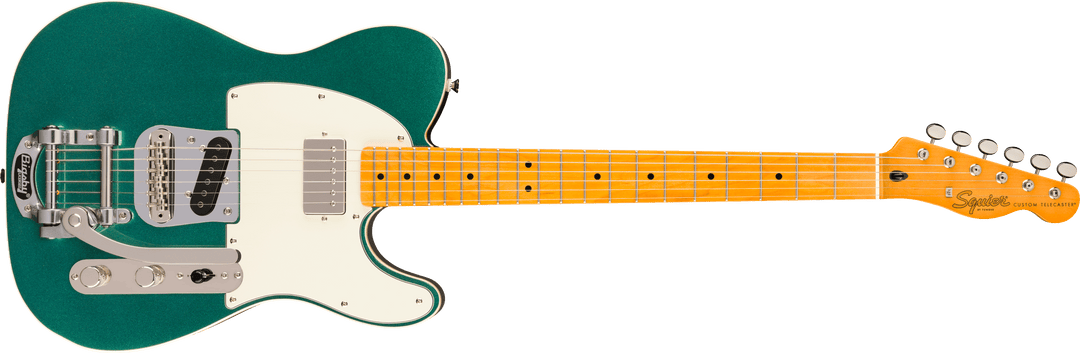Squier Limited Edition Classic Vibe Custom Telecaster SH with Bigsby, Sherwood Green - front