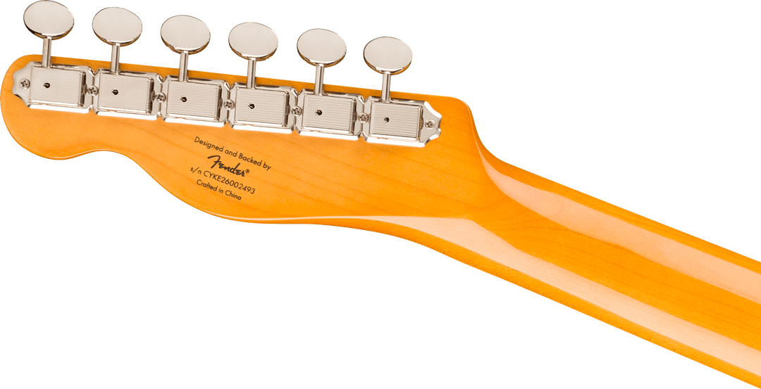 Squier Limited Edition Classic Vibe Custom Telecaster SH with Bigsby, Sherwood Green - headstock back