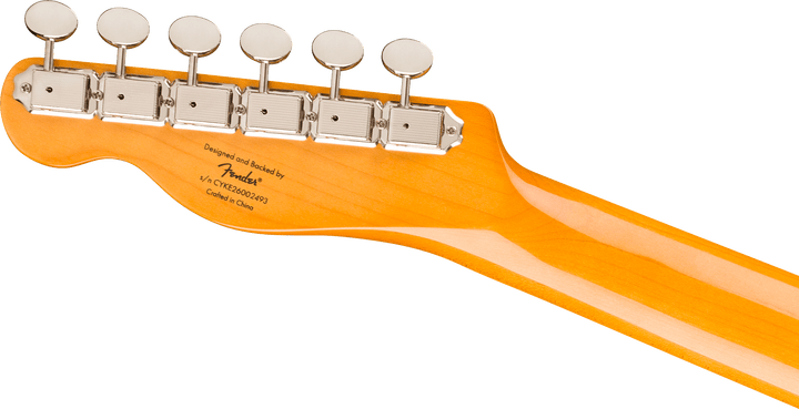 Squier Limited Edition Classic Vibe Custom Telecaster SH with Bigsby, Sherwood Green - headstock back