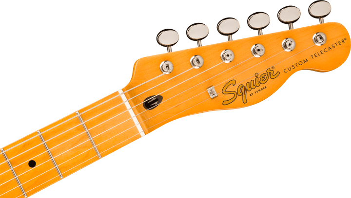 Squier Limited Edition Classic Vibe Custom Telecaster SH with Bigsby, Sherwood Green - headstock front