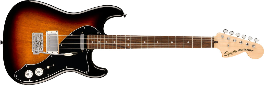 Squier Paranormal Stratocaster Deluxe, Laurel Fingerboard, Black Pickguard, 3-Colour Sunburst