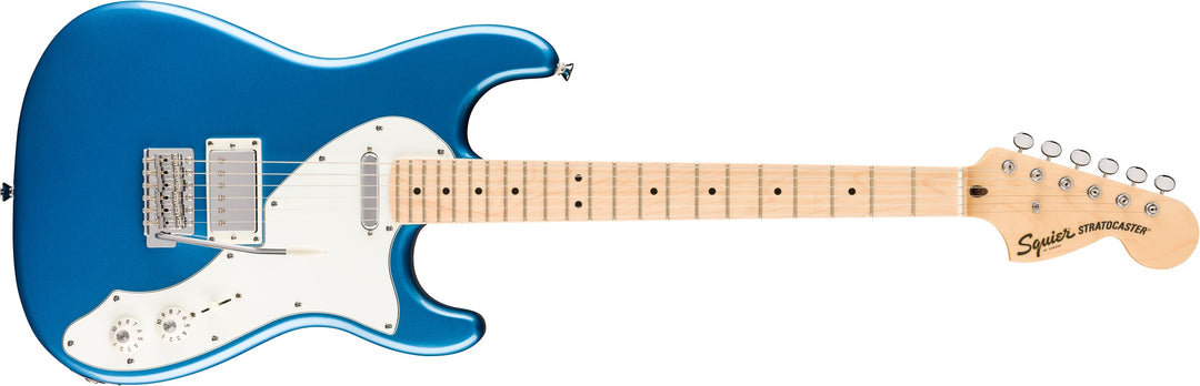 Squier Paranormal Stratocaster Deluxe, Maple Fingerboard, Parchment Pickguard, Lake Placid Blue