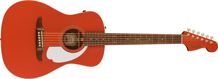 Fender Malibu Player, Walnut Fingerboard, Fiesta Red