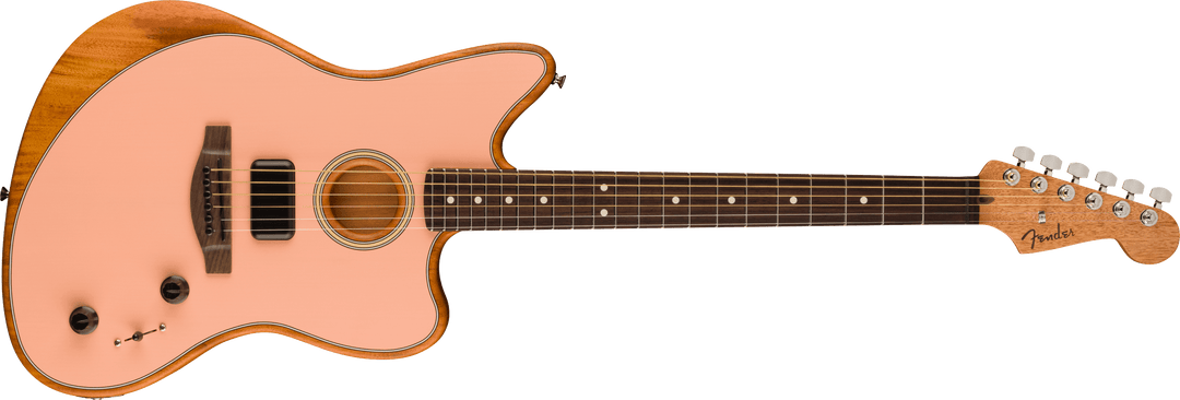 Fender Acoustasonic Player Jazzmaster, Shell Pink