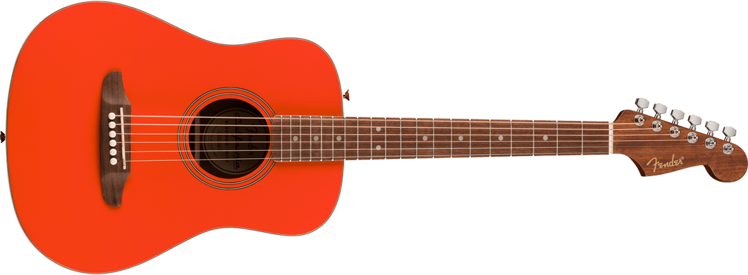 Fender California Standard Redondo Mini Acoustic Guitar, Fiesta Red