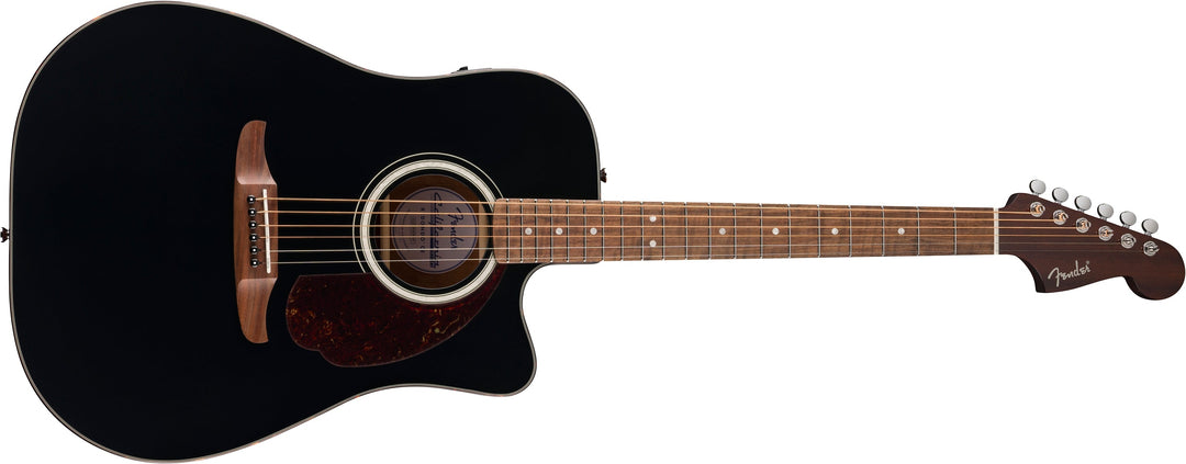 Fender California Deluxe Redondo CE, Walnut Fingerboard, Black