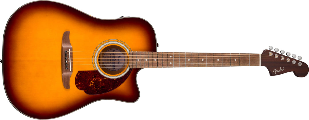 Fender California Deluxe Redondo CE, Walnut Fingerboard, Honey Sunburst