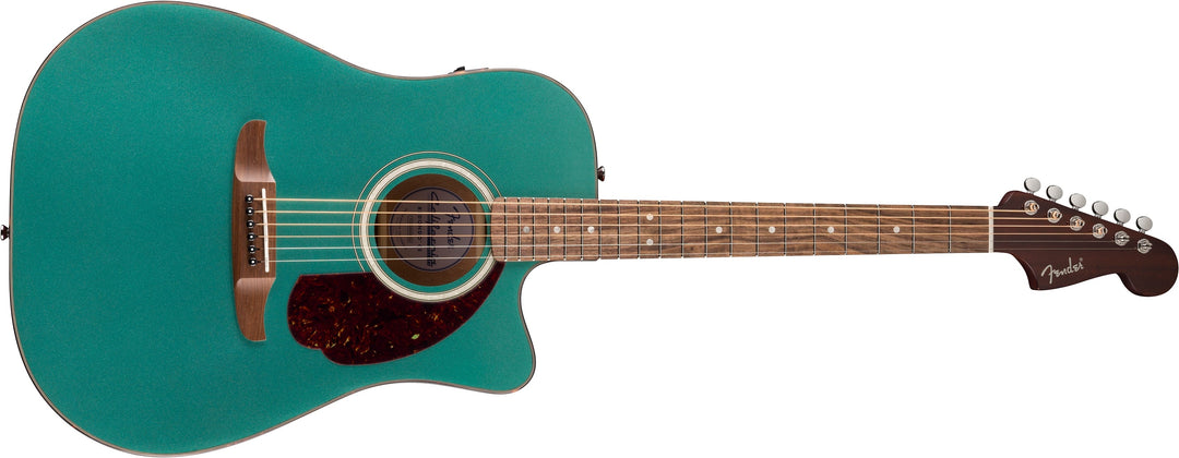 Fender California Deluxe Redondo CE, Walnut Fingerboard, Sherwood Green