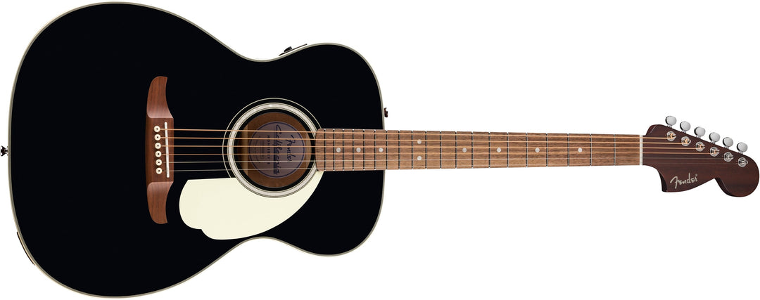 Fender California Deluxe Monterey E, Ivory Pickguard, Black