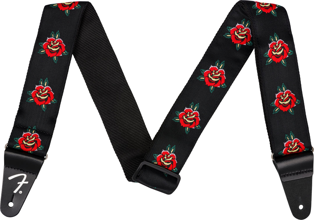 Fender Rose Strap, Red, 2"