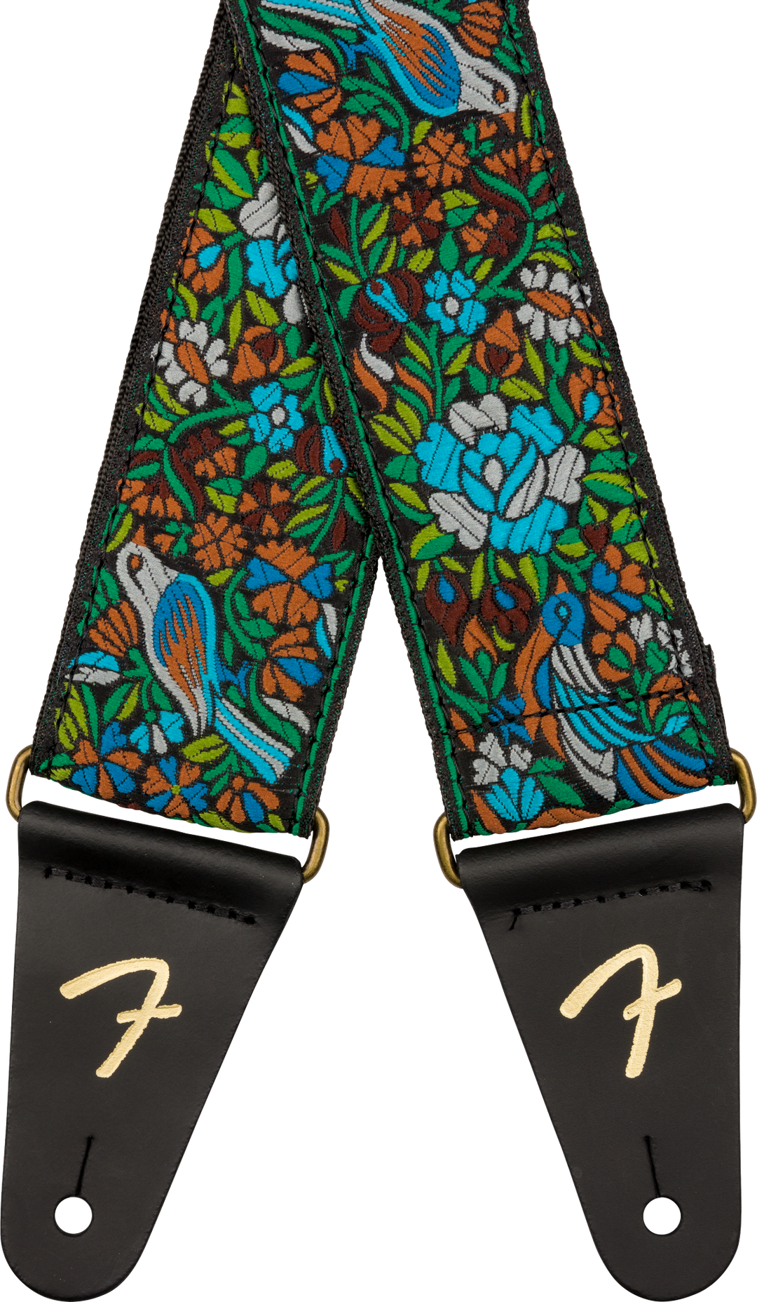 Fender Mosaic Jacquard Straps, Green