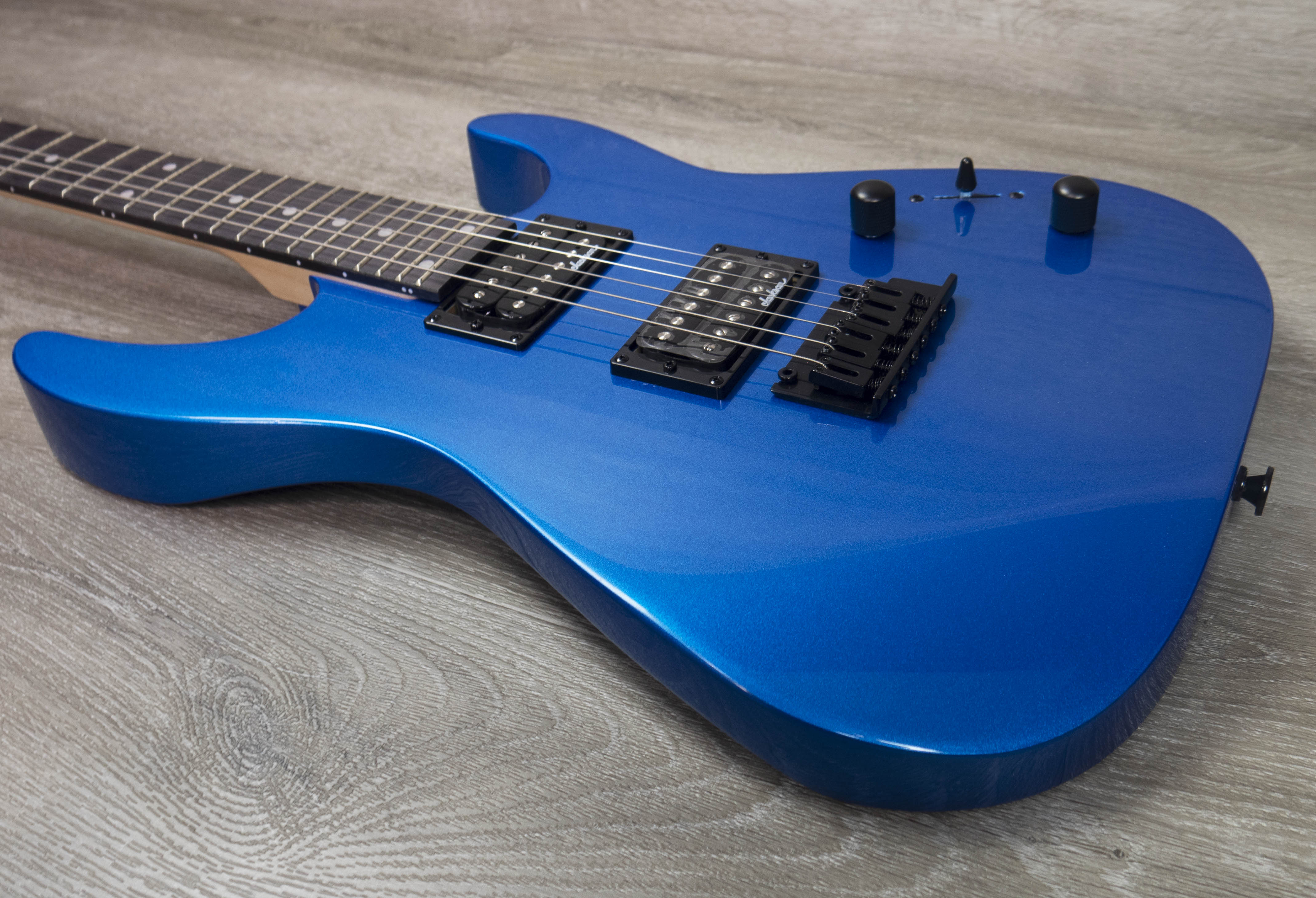 Jackson JS Series Dinky JS12, Amaranth Fingerboard, Metallic Blue