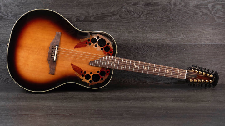 Ovation Pro Series Elite 12-String, Deep Bowl Non-Cutaway, Sunburst