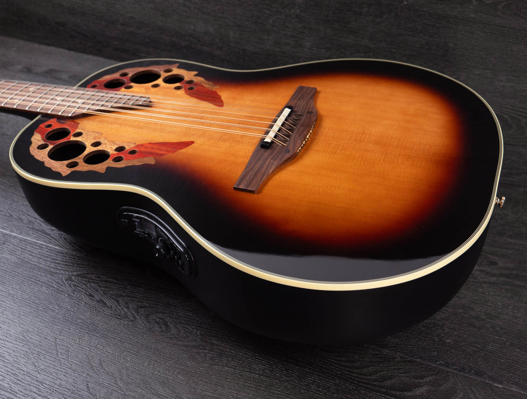 Ovation Pro Series Elite 12-String, Deep Bowl Non-Cutaway, Sunburst