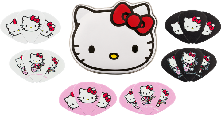 Fender x Hello Kitty Pick Tin, 18 Pack