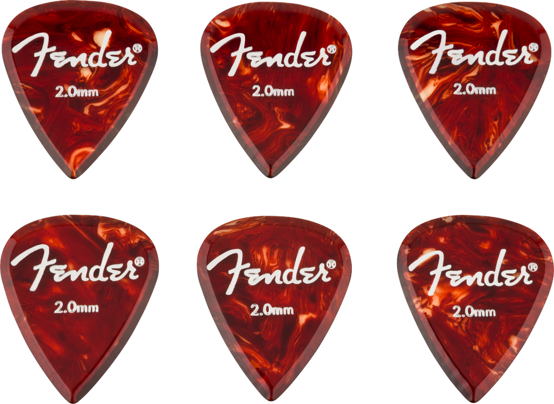 Fender Aero Acrylic Picks, 6-Pack