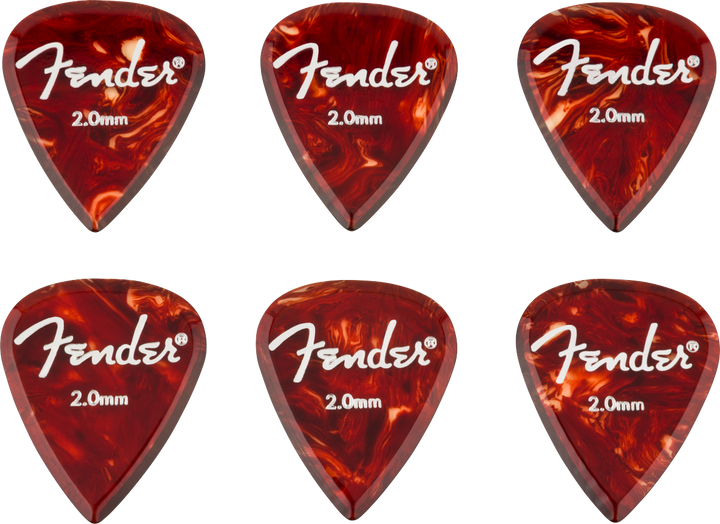 Fender Aero Acrylic Picks, 6-Pack