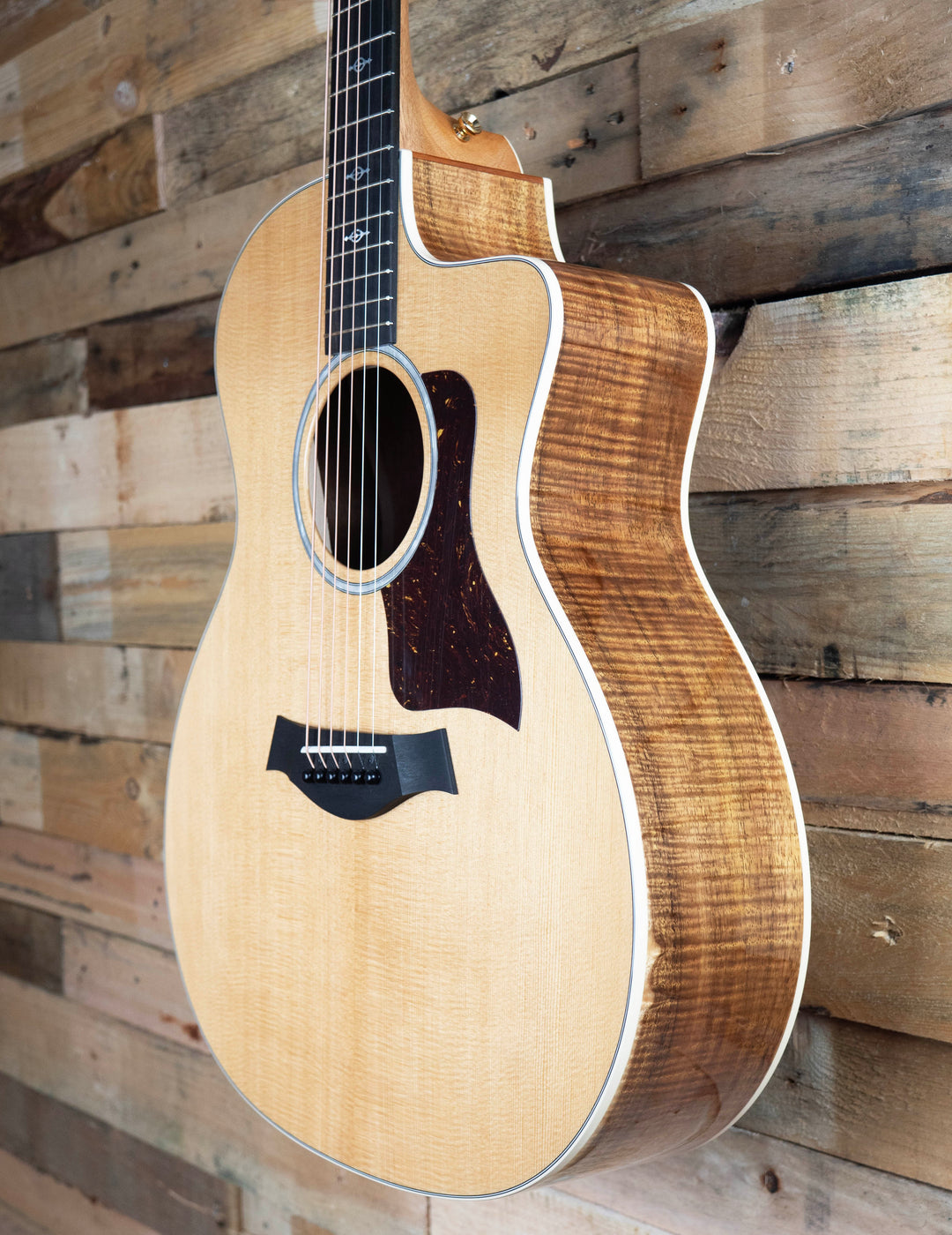 Taylor 214ce-K DLX Koa Grand Auditorium Acoustic-Electric Guitar