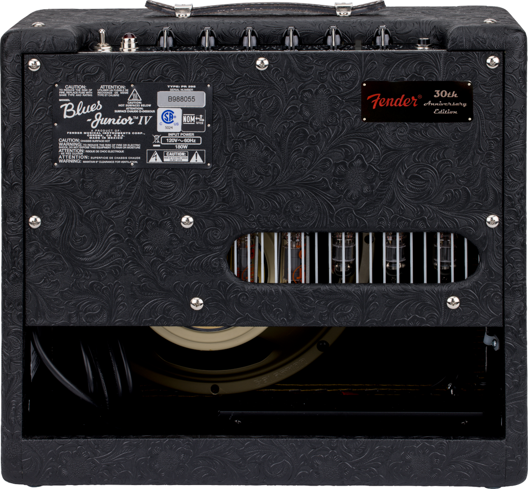 Fender Blues Junior IV 30th Anniversary, 15w Valve Amp Combo, Black Western
