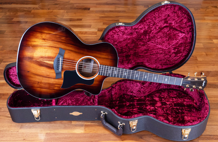 Taylor 224ce-K DLX Koa Grand Auditorium Acoustic-Electric Guitar