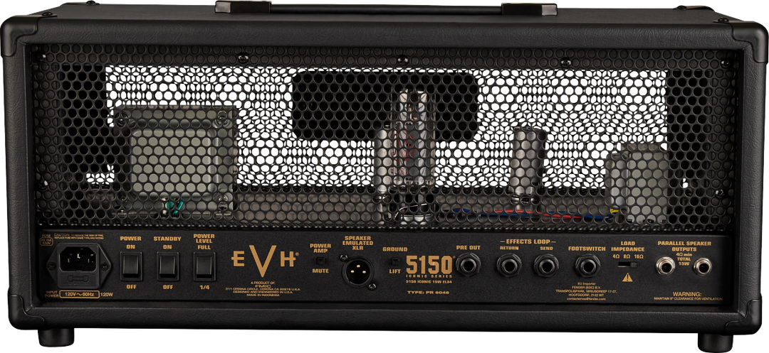 EVH 5150 Iconic Series 15W EL34 Head, Black