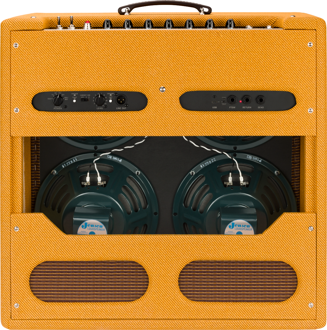 Fender Tone Master Bassman, 45w Modelling Guitar Amp 4x10 Combo