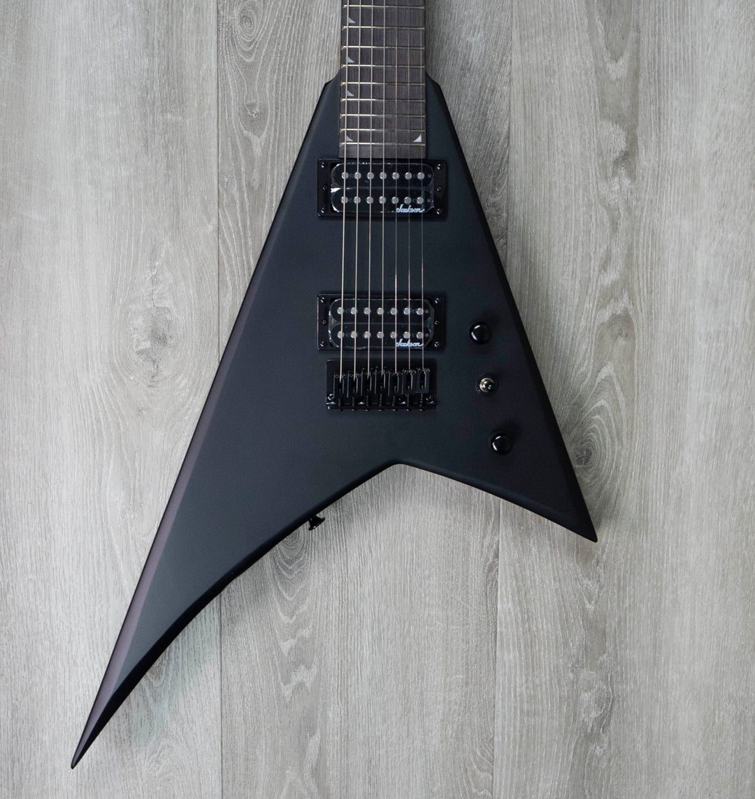 Jackson JS Series Rhoads JS22-7 RR HT, Amaranth Fingerboard, Satin Bla ...