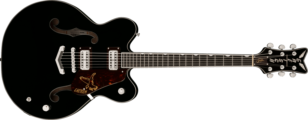 Grestch G6636-RF Richard Fortus Falcon - Bloque central de doble corte con V-Stoptail, color negro