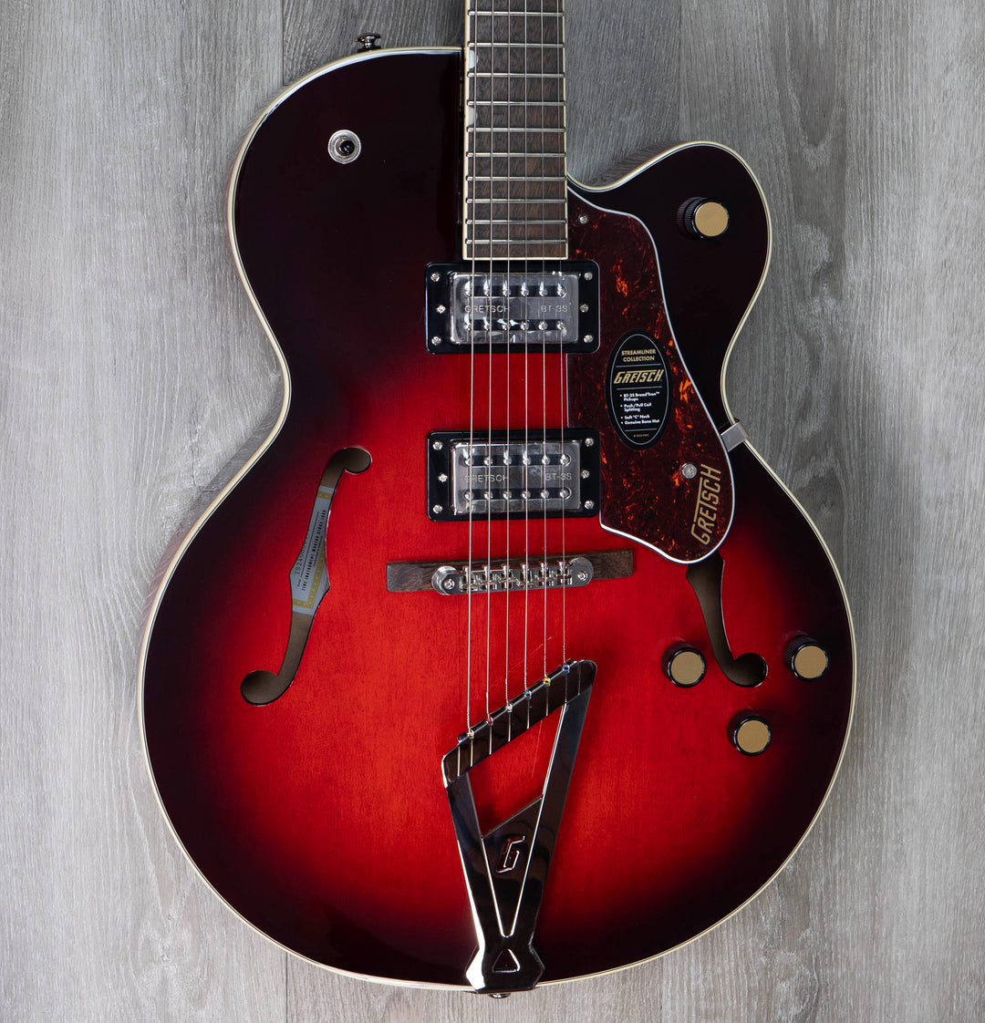 Gretsch G2420 Streamliner Hollow Body, Laurel Fingerboard, Broad'Tron BT-3S Pickups, Claret Burst